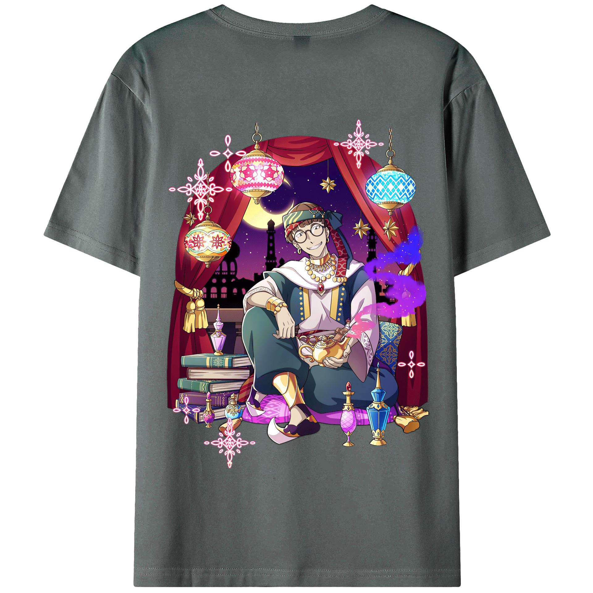 （画像用） 文豪ストレイドッグス Bungo Stray Dogs 綿100％半袖Tシャツ（背面プリント）